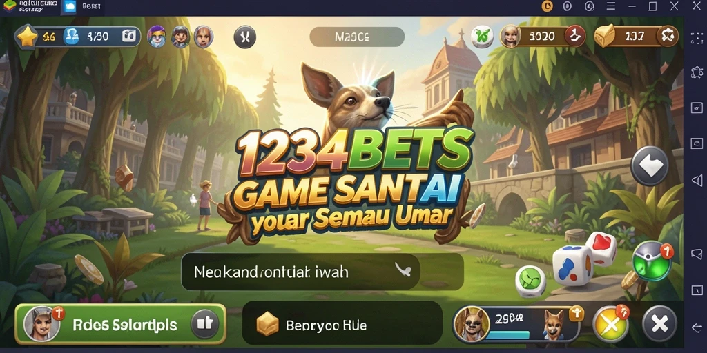 Tampilan gameplay 1234BETS yang menarik dan penuh warna.