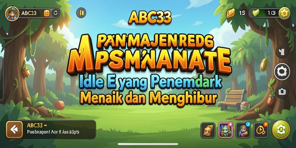 Tampilan gameplay Idle yang menarik dan mudah dipahami dalam ABC33.