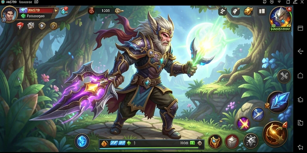 Tampilan gameplay mendebarkan dari <strong>AMS789</strong>, menunjukkan pertempuran taktis dalam RPG.