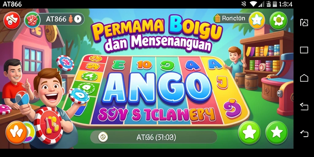 Gameplay AT866 dengan momen seru di bingo.