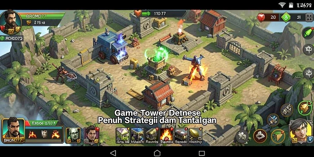 Tampilan gameplay BROMO77 yang memukau dan mendebarkan.
