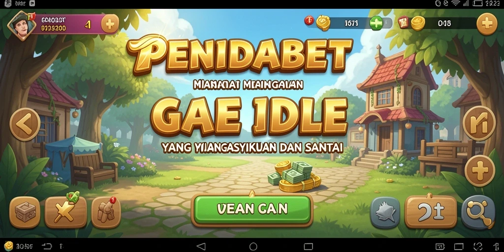 Tampilan gameplay PENIDABET yang menyoroti mekanika Idle yang asyik.