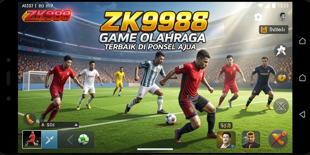 Tampilan menarik dari gameplay ZK988 yang penuh aksi olahraga.